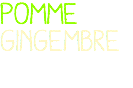 POMME GINGEMBRE