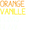 orange vanille poivre blanc